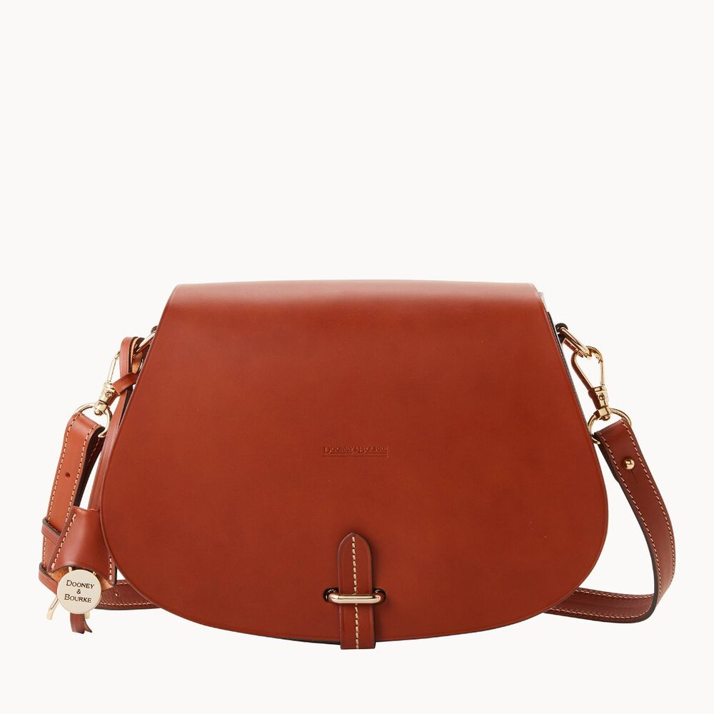 Dooney & Bourke Alto Leather Saddle Crossbody Bag